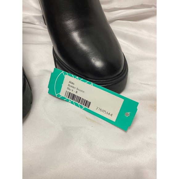 New-GORGEOUS AND SASSY! Aldo Bolder Ankle Chain Platform Boots Sz 8 - Picture 3 of 16